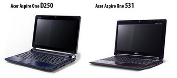 Acer aspire one d250 and 531